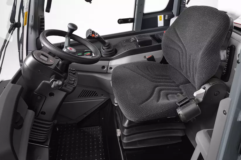Weidemann wheel loader 20er-50er, Driver's seat without joystick Console with suspension