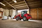 Weidemann Radlader 4060 im Einsatz, Landwirtschaft