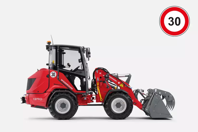 Weidemann Hoftrac 1390, Geschwindigkeit 30 km/h 