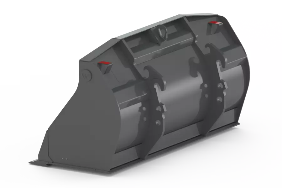 Wacker Neuson attachments, digging bucket with interchangeable cutting edge