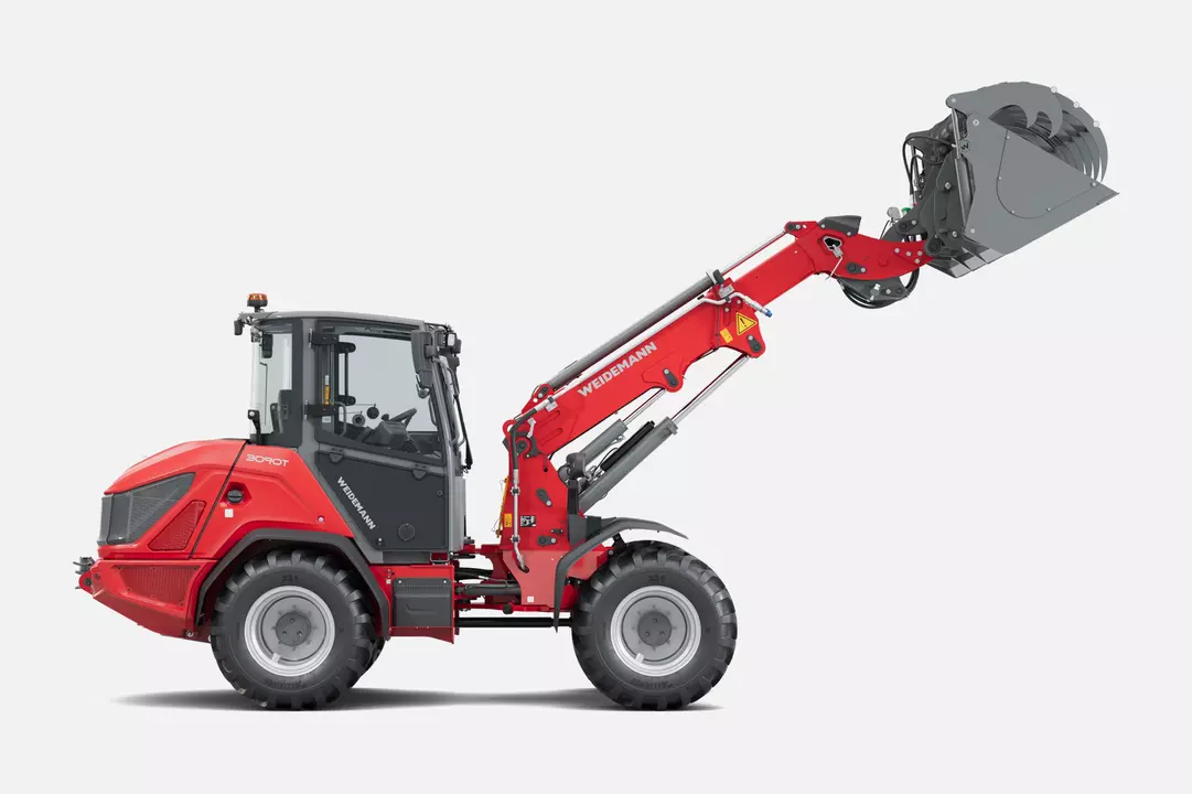 Weidemann Teleskop Rad Lader 3090T mit Scheren Greifer, studio