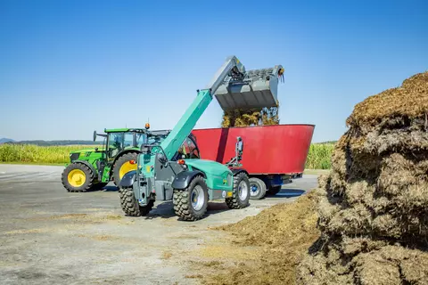 Container loading with the KT407.