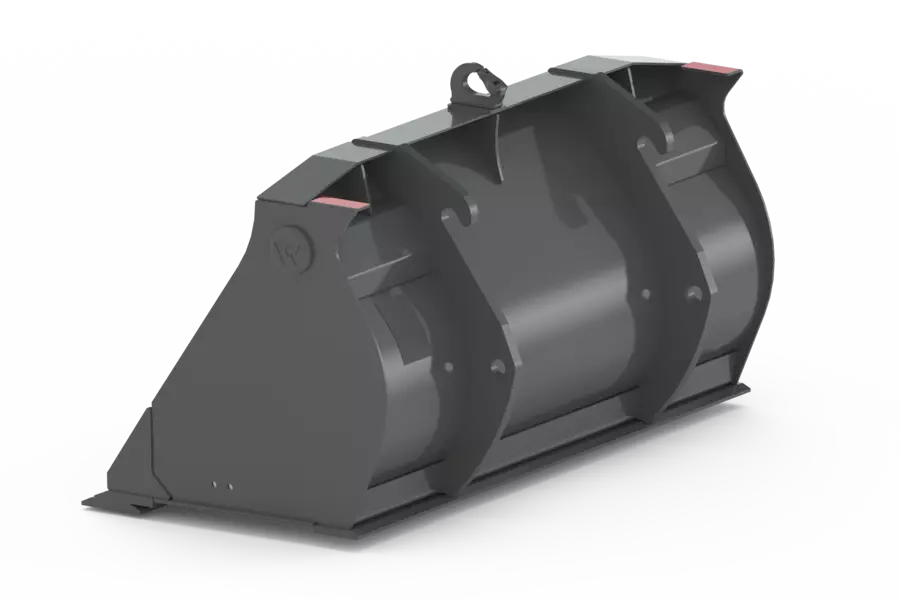 Wacker Neuson attachments, digging bucket with interchangeable cutting edge