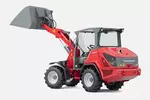 Weidemann wheel loader 2060 overhead guard with light good bucket, studio