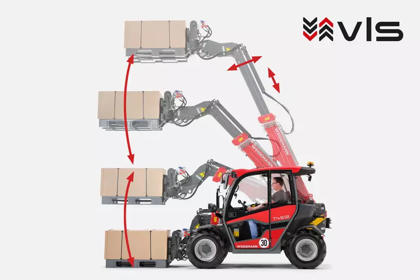 Weidemann Teleskoplader T4512e Vertical Lift System (vls), Studio