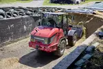 Weidemann telescopic wheel loader 2060T cabin with grab bucket, application