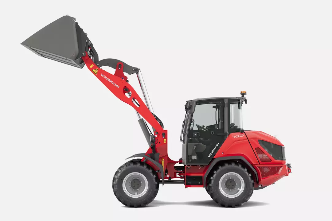 Weidemann Radlader 4060 Kabine mit Leichtgutschaufel, Studio