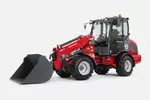 Weidemann telescopic wheel loader 2080T with lightweight bucket, studio
