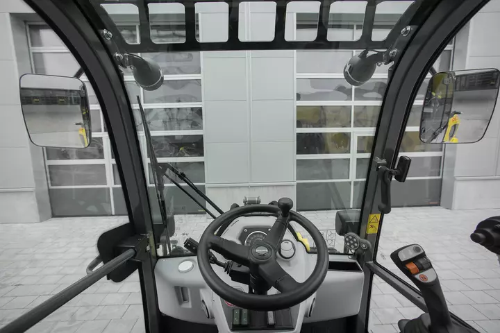 Die Kramer Radlader verfügen über eine 360° Rundumsicht. 