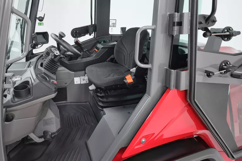 Weidemann Radlader 2060, 3060, 4060 im Studio, Ergonomischer Arbeitsplatz