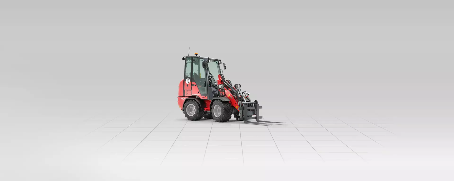 Weidemann Hoftrac 1190e mit Palettengabel, Studio