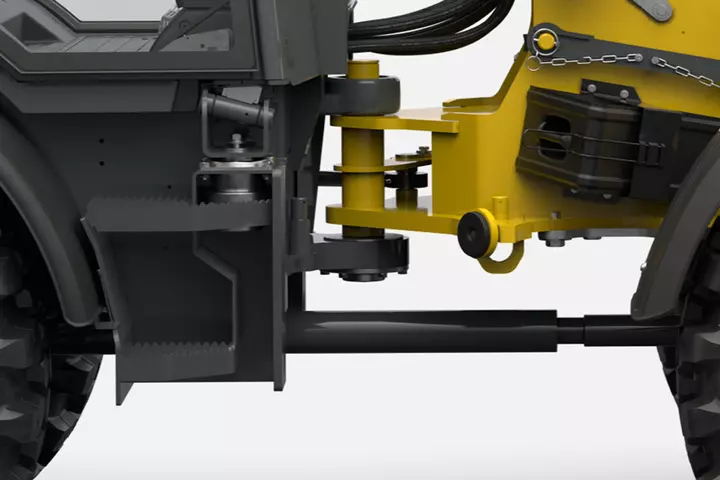 Wacker Neuson wheel loader WL52, Vibration damping