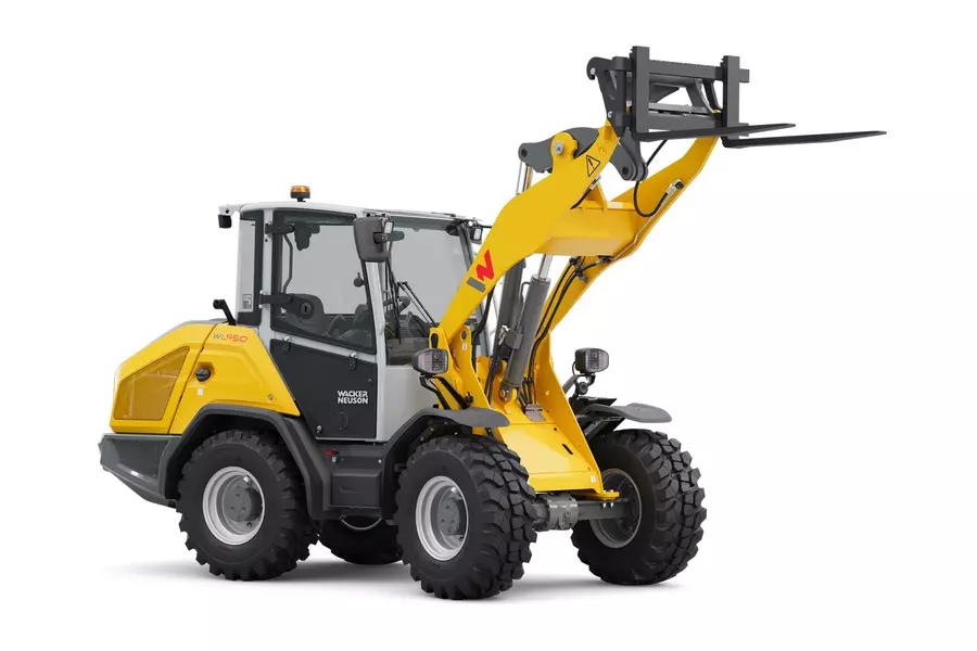 Wacker Neuson wheel loader WL950 with pallet fork