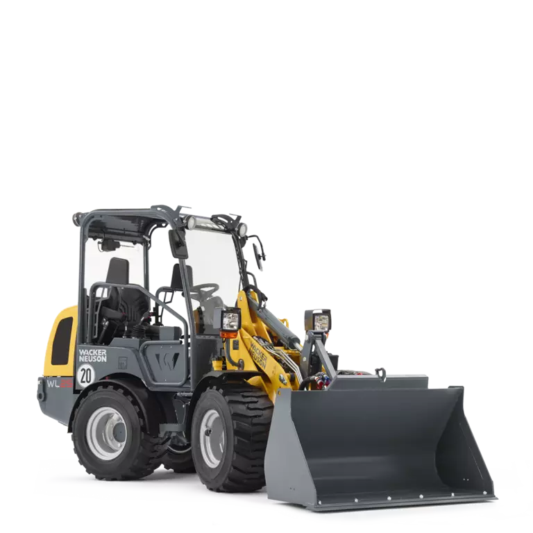 Wacker Neuson Radlader WL25 mit Erdschaufel, Studio