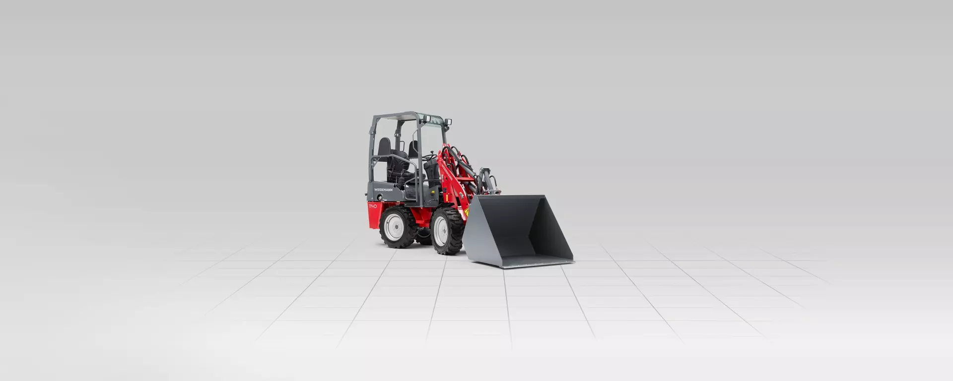 Weidemann Hoftrac 1140 mit Leichtgutschaufel, Studio