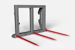 Weidemann attachment Bale spear, Studio