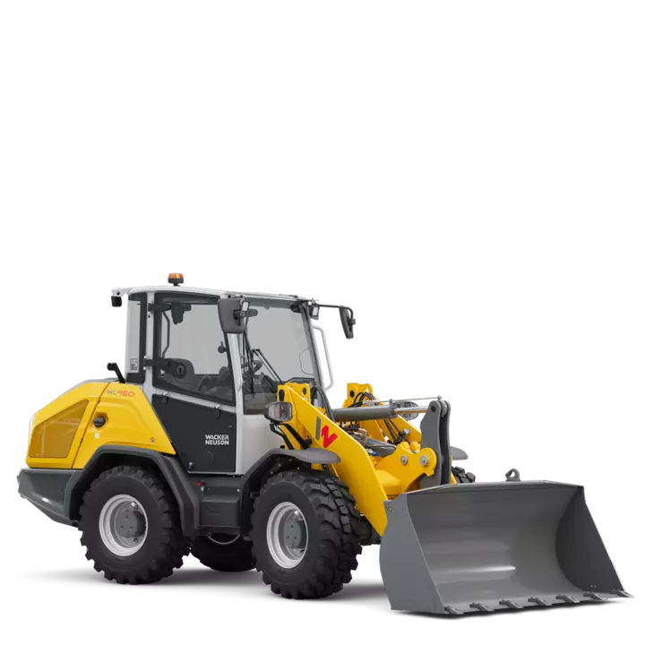 Wacker Neuson wheel loader WL950 with 4-in-1 shovel