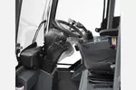 Weidemann telescopic wheel loader 2080LPT cabin with steering wheel column, studio