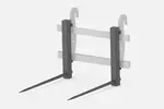 Weidemann attachments bale spike for pallet fork, Studio

