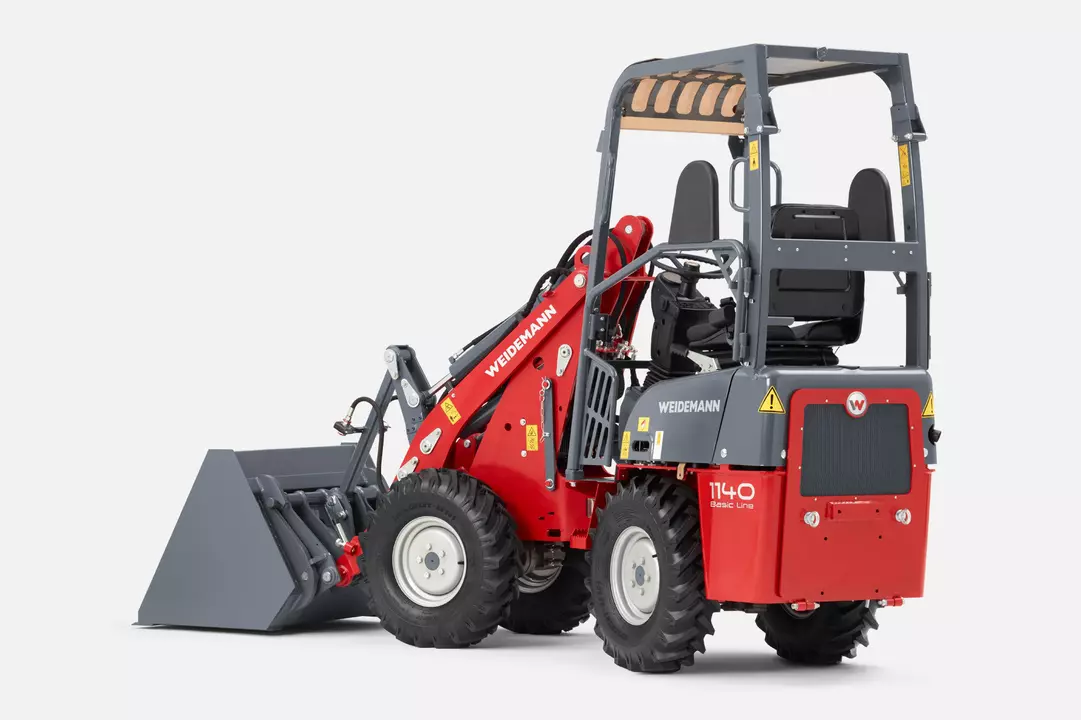 Weidemann Hoftrac/Hoflader 1140 Basic Line Fahrerschutzdach mit Leichtgutschaufel, Studio