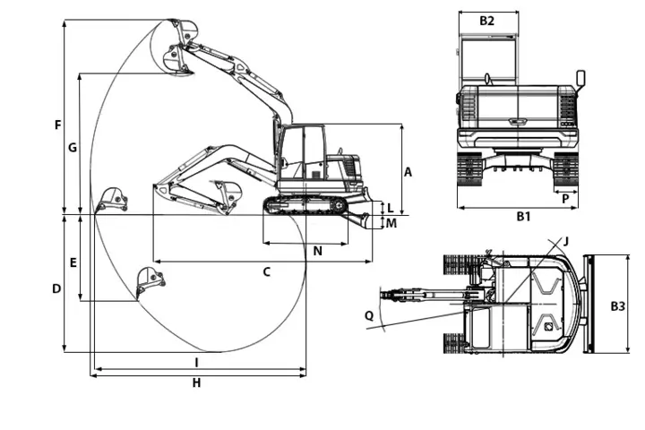 ET60 and ET66 Dimensions