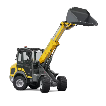 Eine Rendering des Kramer Teleskopradladers 5045T.