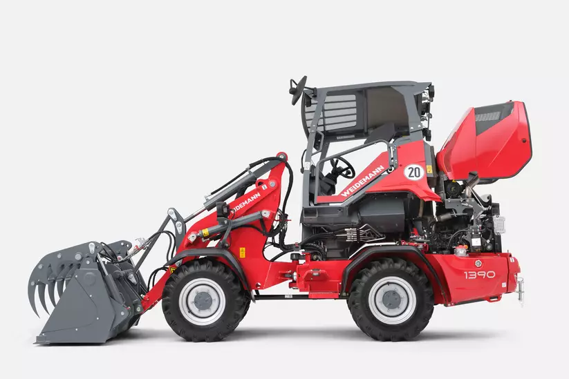 Weidemann Hoftrac 1390, Kippbarer Fahrerstand