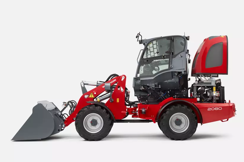 Weidemann Radlader 2080, Kippbare Kabine