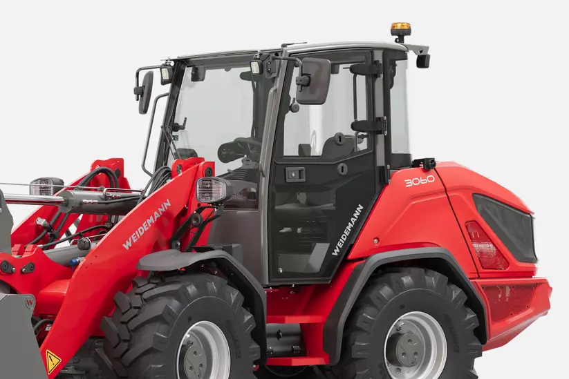 Weidemann Radlader 3060 im Studio, Kabine