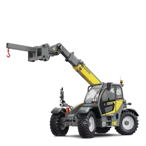 The Kramer telehandler 3610 in a studio.