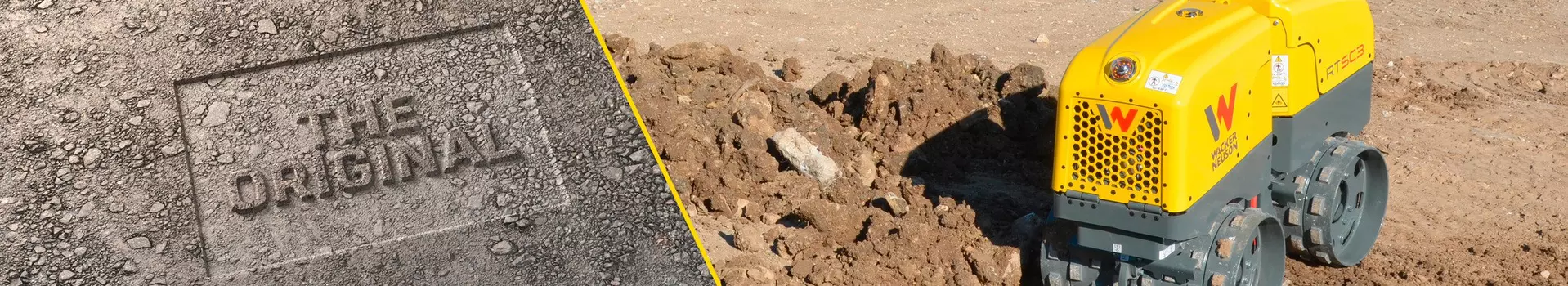 	
Wacker Neuson Grabenwalze RTSC3 in Aktion / "The Original" Logo
