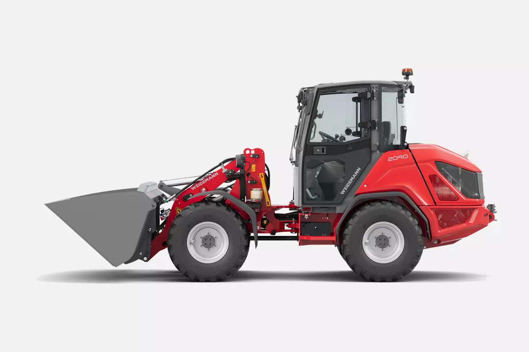 Weidemann Radlader 2090 Kabine mit Leichtgewicht Kübel, studio