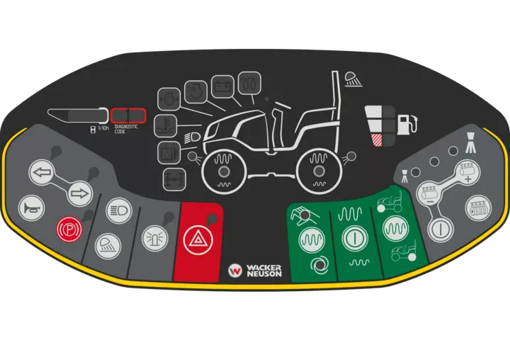 Illustration Display Wacker Neuson Wacker Neuson tandem rollers and single drum soil compactors