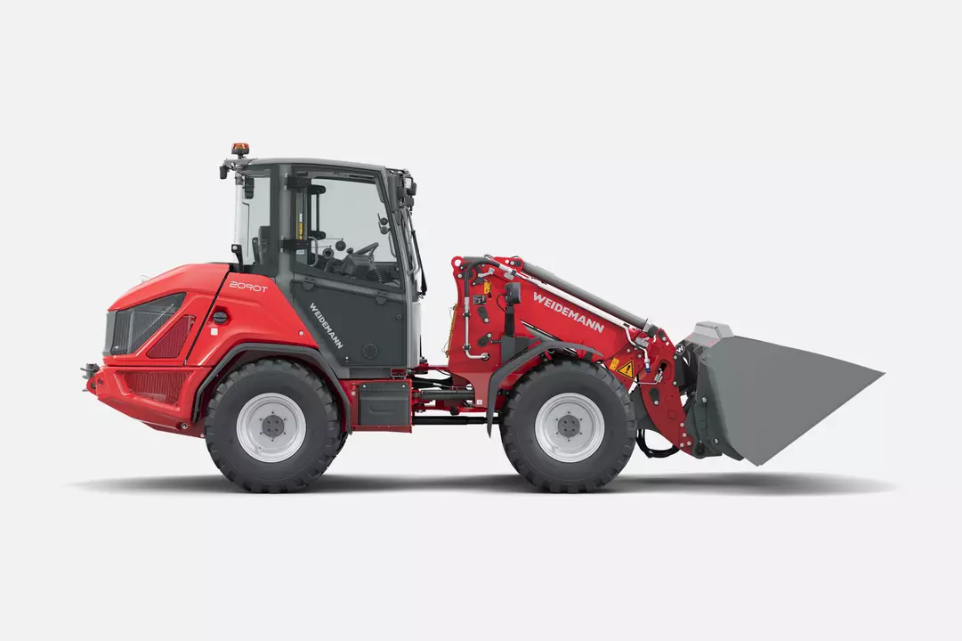 Weidemann Teleskop Rad Lader 2090T Kabine mit leichtem Eimer, studio
