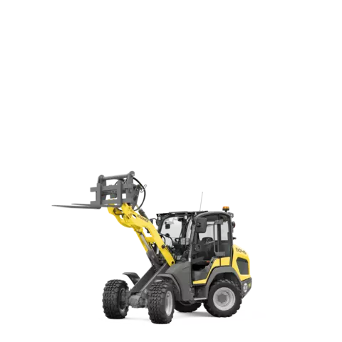 A rendering of the wheel loader 5045 from Kramer.