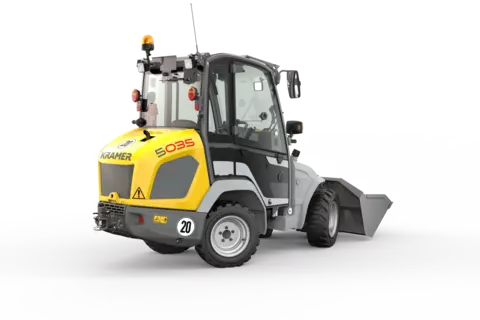 Der Radlader 5035 von Kramer.