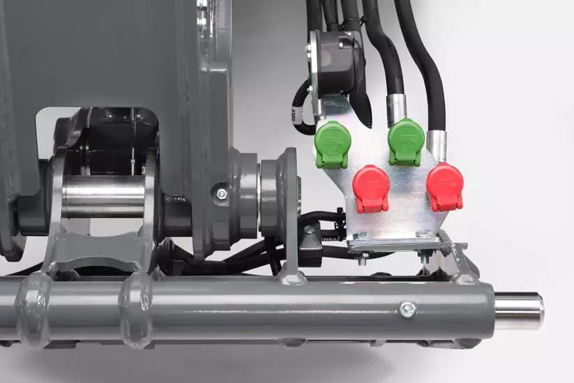 Weidemann Teleskoplader T6025 im Studio, 3. Steuerkreis mit vier Kupplungen