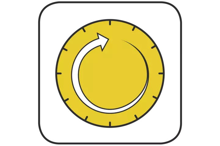 Illustration Wacker Neuson running time unlimited