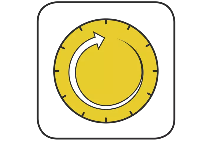 Illustration Wacker Neuson running time unlimited