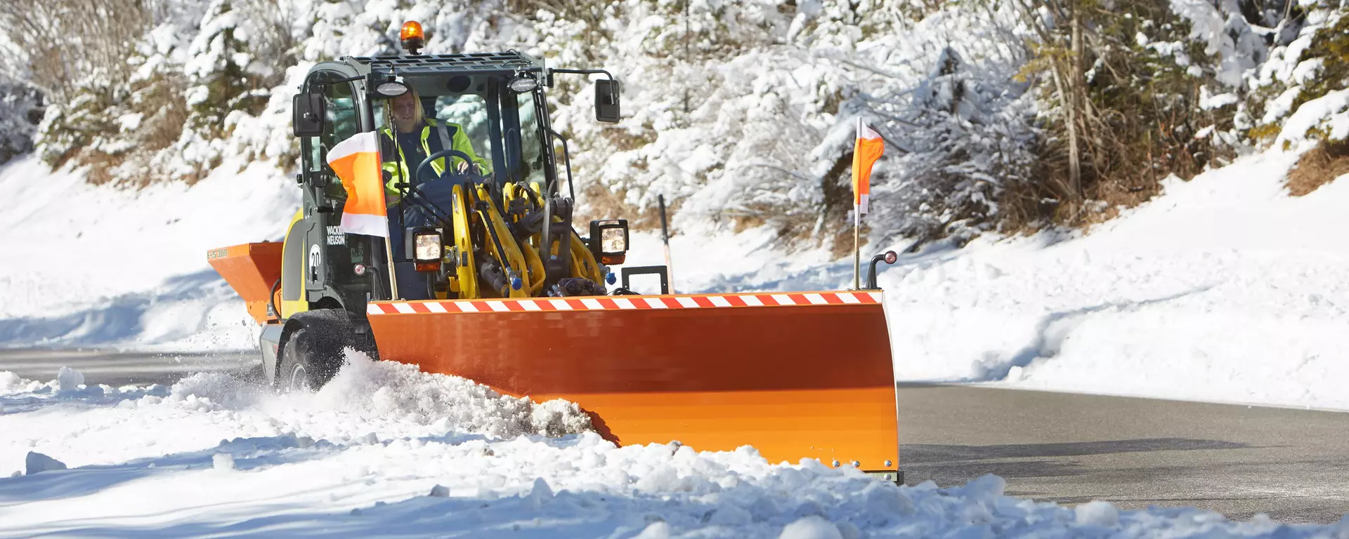 Wacker Neuson attachment, Snow plough