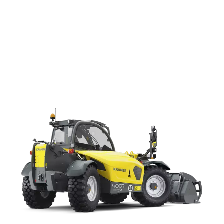 The Kramer telehandler 4007 in a studio.