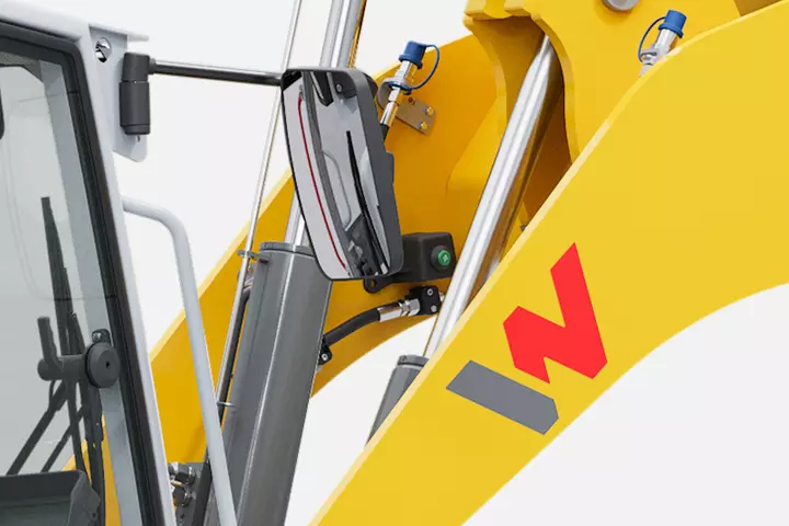 Wacker Neuson wheel loader WL950 Pressure relief at the charging system, studio