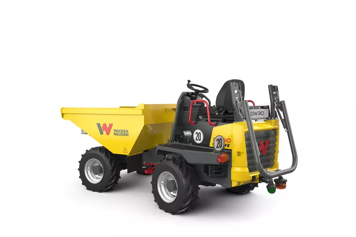 DW30 with folded roll bar

