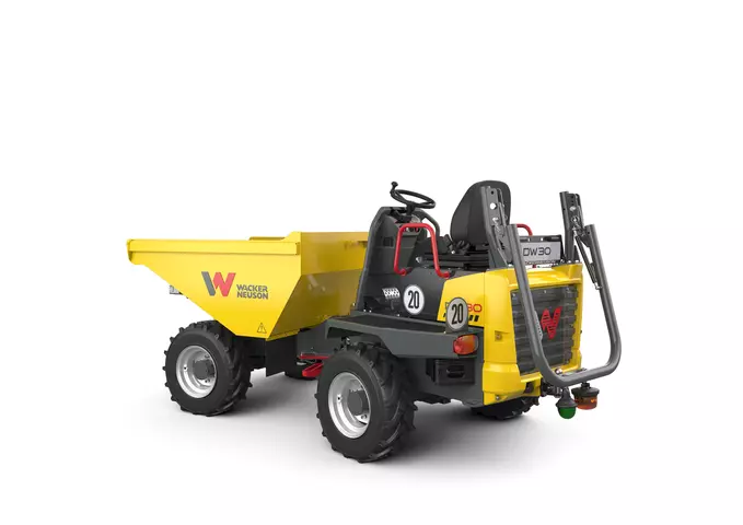 DW30 with folded roll bar
