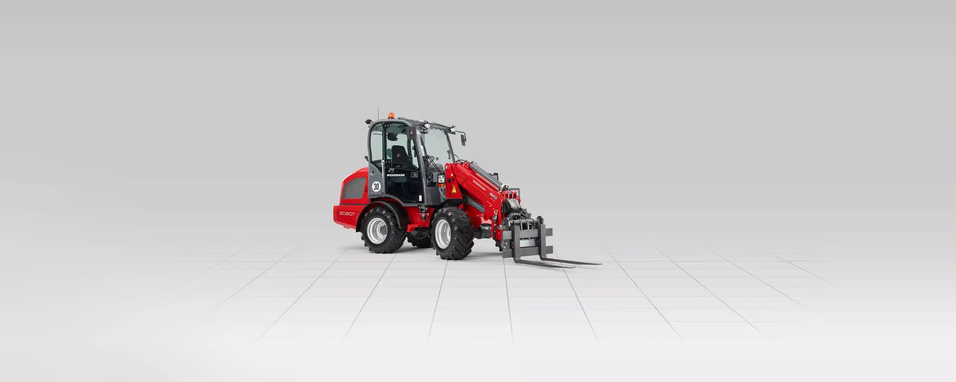 Weidemann Teleskopradlader 2080T Kabine mit Palettengabel, Studio