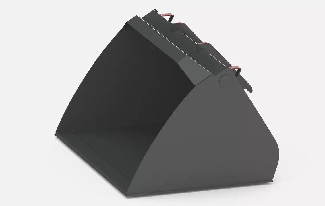 Weidemann attachment Light material bucket round, Studio