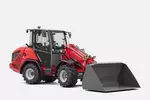 Weidemann telescopic wheel loader 2060T cabin with light goods bucket, studio