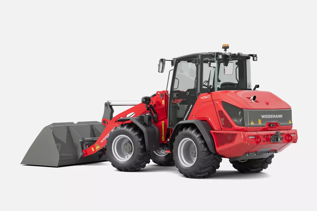 Weidemann Radlader 4060 Kabine mit Leichtgutschaufel, Studio