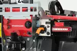 Weidemann telehandler T4512e charging process, studio
