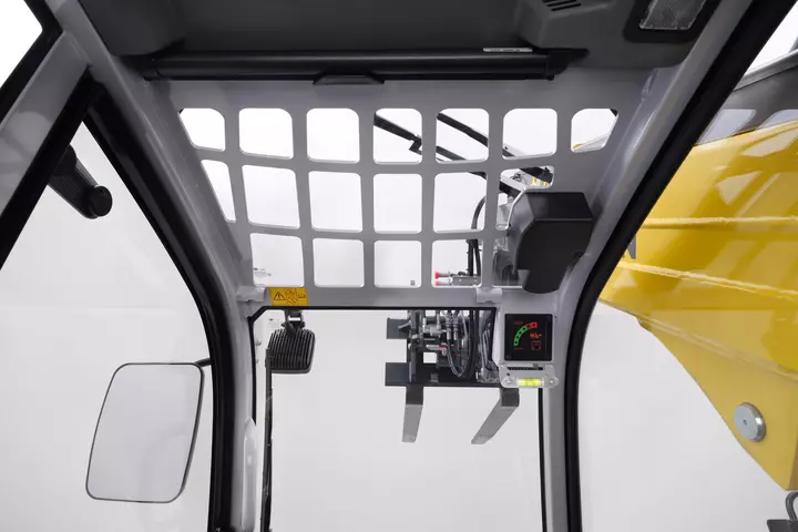Wacker Neuson Teleskoplader TH412e-TH522, Sicht nach oben, Studio